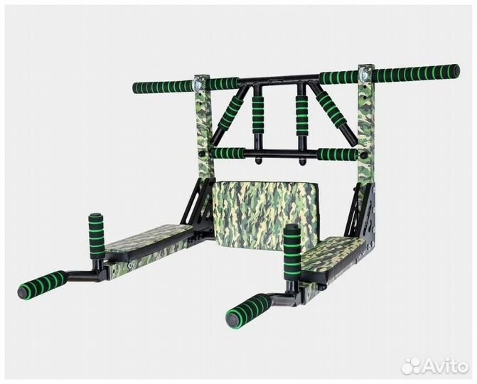 Турник 3в1 мультихват камуфляж, разборный