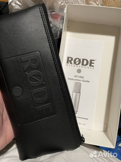 Студийный микрофон Rode NT1000+стойка+кабель