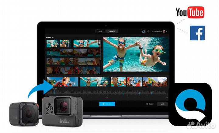 GoPro Quik подписка на год. Работает в РФ. Без VPN