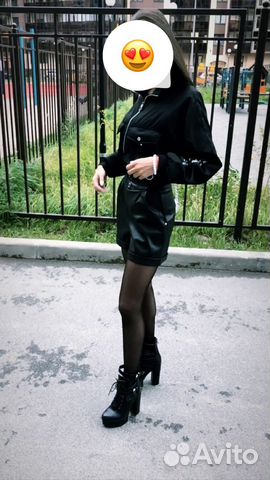 Шорты кожаные love republic