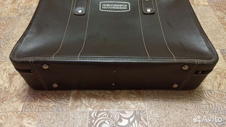 Кожаный чемодан СССР Новосибирск