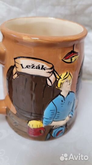 Кружка пивная новая из Чехии 0,5 л