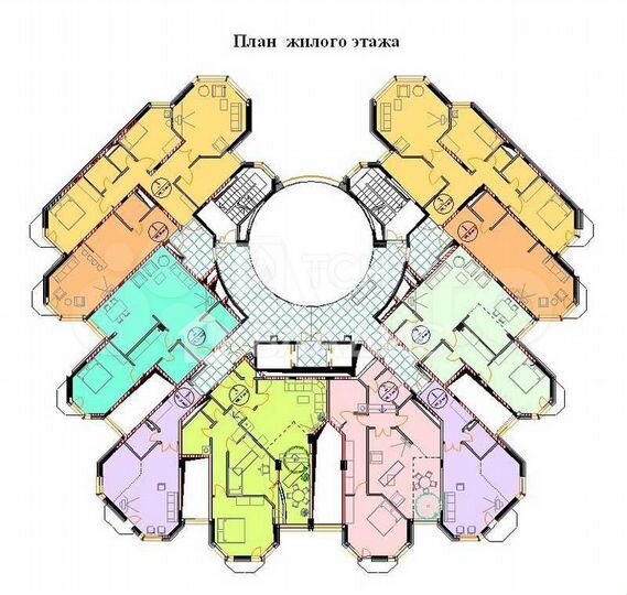 2-к. квартира, 71,4 м², 10/16 эт.