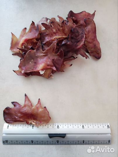 Лакомства для собак бычий корень, говяжье лёгкое