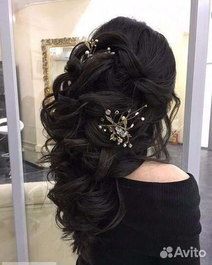 Прокат натуральных волос на заколках