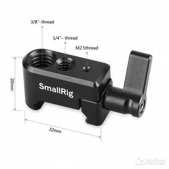 SmallRig 1973 Адаптер nato для установки допонительного оборудования Quick Release nato Clamp