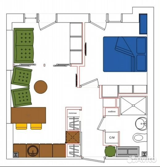 Разработка планировочного решения