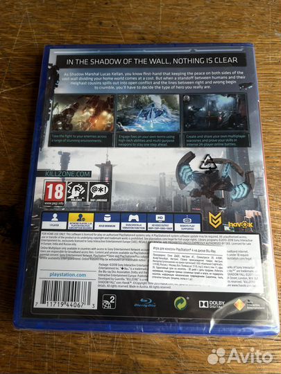 Killzone: В плену сумрака на ps4 новый