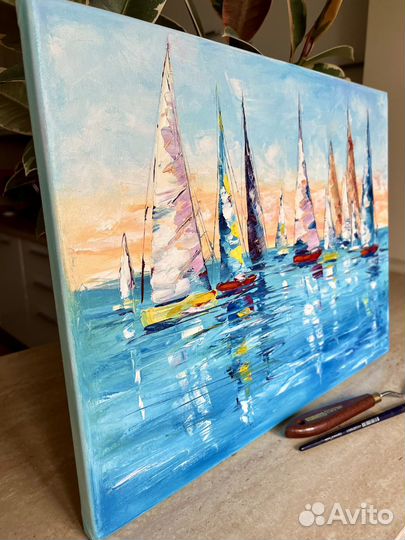 Картина Парусники