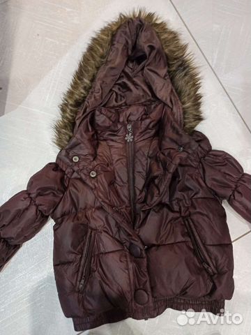 Зимняя куртка для девочки 128