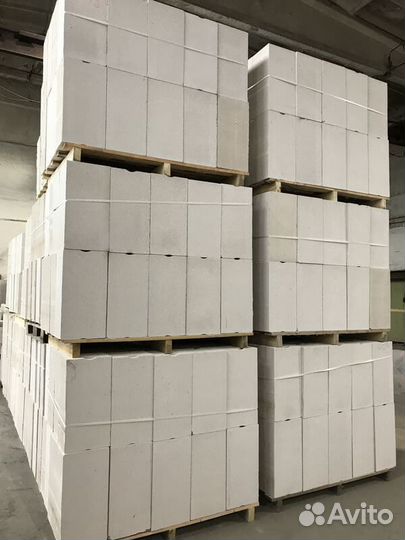 Газобетон ск прямой с захватом D400 (B2,5) 600x250