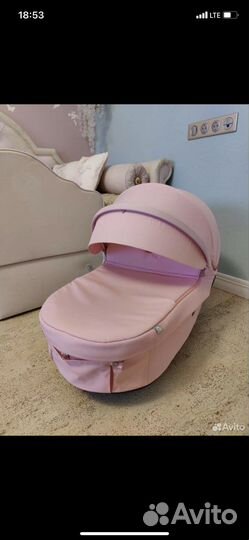 Коляска stokke treilz 2 в 1 с удлинённым капюшоном