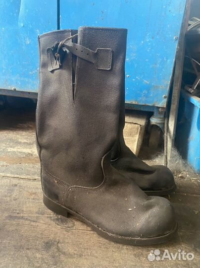 Кожаные киргизовые сапоги СССР
