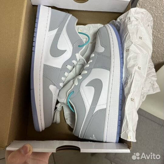 Nike air jordan 1 low wolf grey оригинал