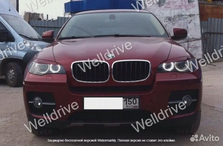 Реснички передние BMW X6 E71 на фары