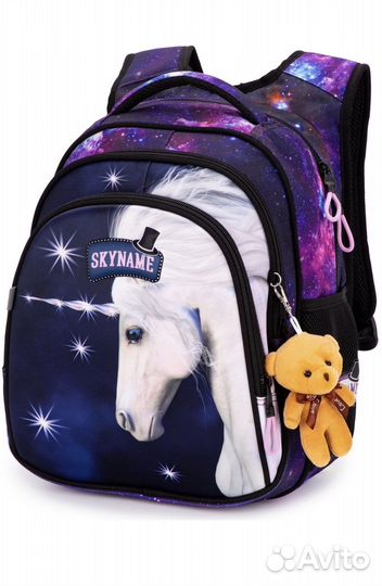 Рюкзак Ранец школьный для девочки 1-4 кл фSkyName