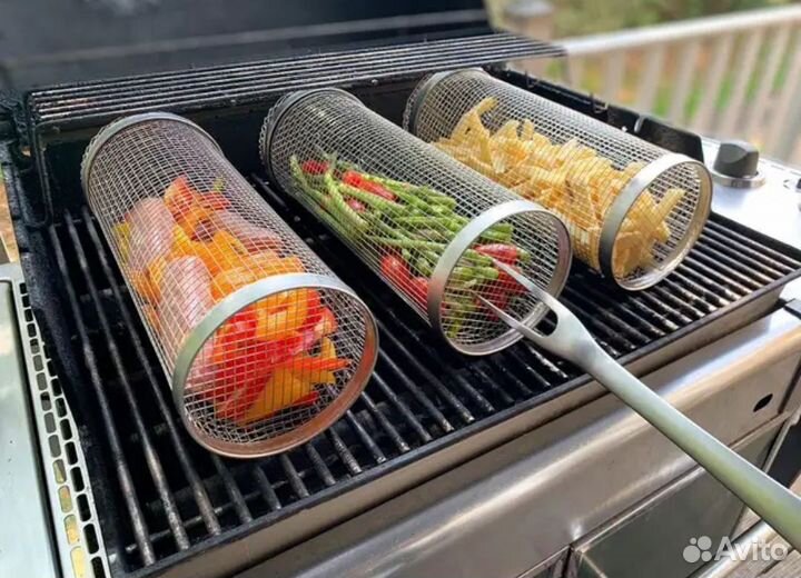 Цилиндр для гриля из нержавеюшей стали