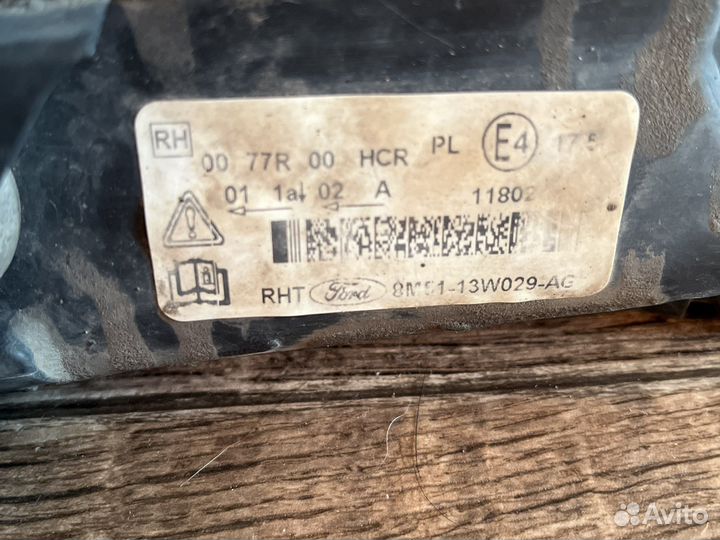 Фара передняя правая Форд фокус 2 оригинал