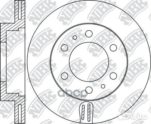 RN1945V Диск тормозной перед RN1945 NiBK