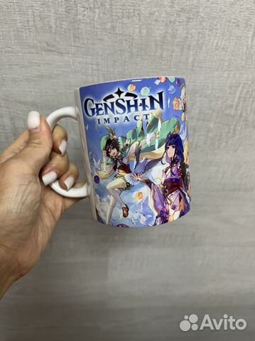 Кружка подарочная Genshin impact