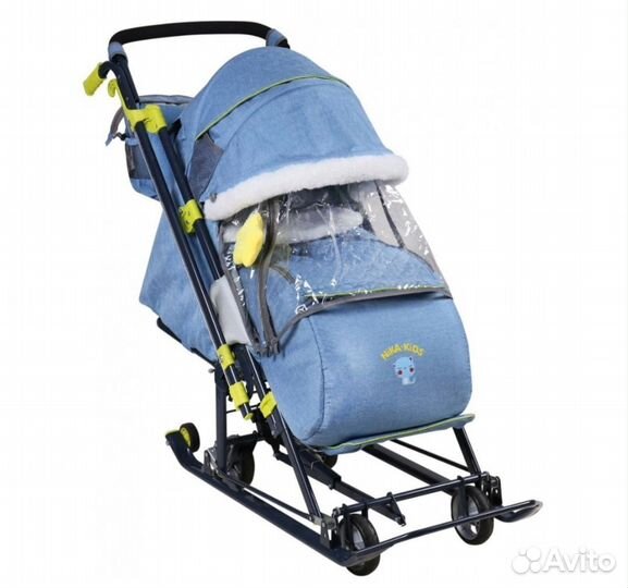 Детские санки коляска ника 7-2