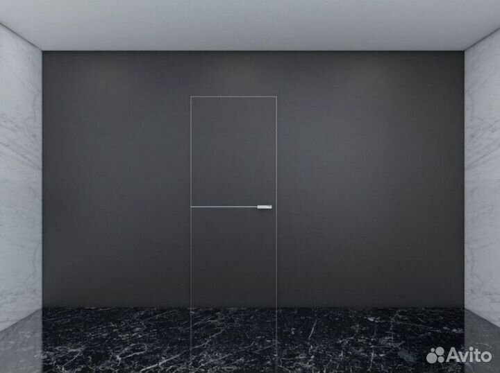 Скрытая дверь под отделку