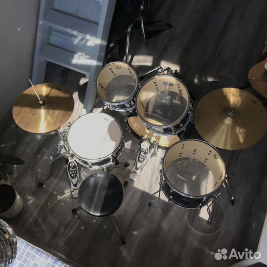 Готовый комплект, почти новая — ударная установка