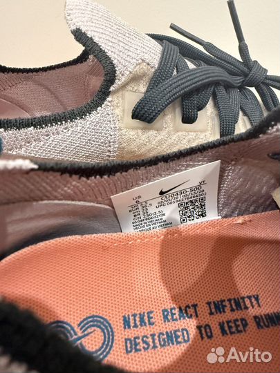 Кроссовки nike react infinity run flyknit 2