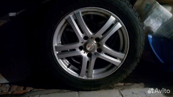 Колеса в сборе, зима dunlop шипы, 205/55R16 6.5Jx1