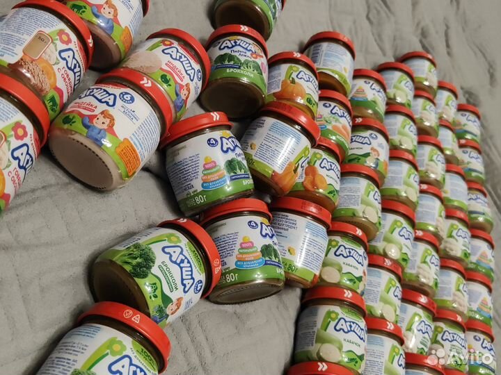 Пюре агуша 77шт