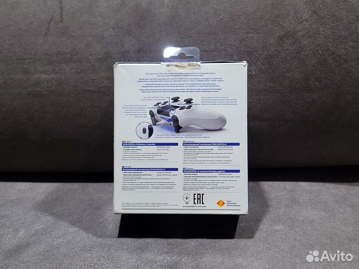 Оригинальный геймпад DualShock 4 v2 White для PS4
