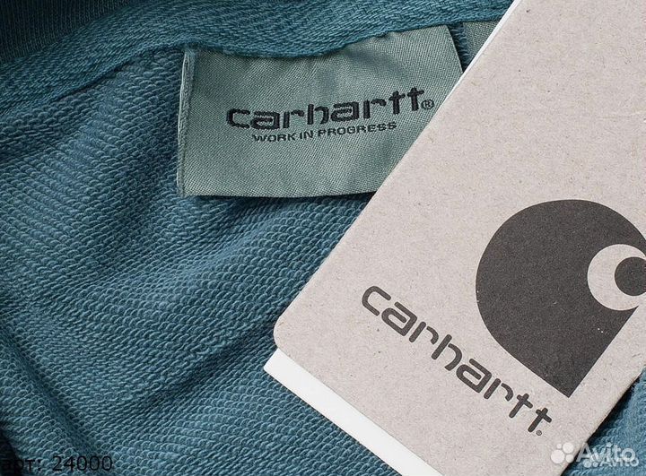 Худи Carhartt зеленое