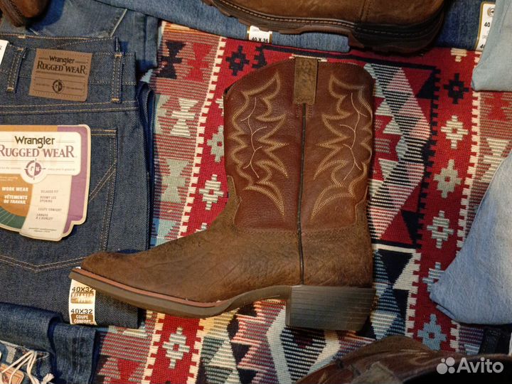 Сапоги Justin Boots Stampede Western US 11EE/29см