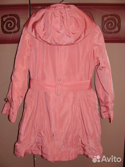 Утепленный плащик для девочки