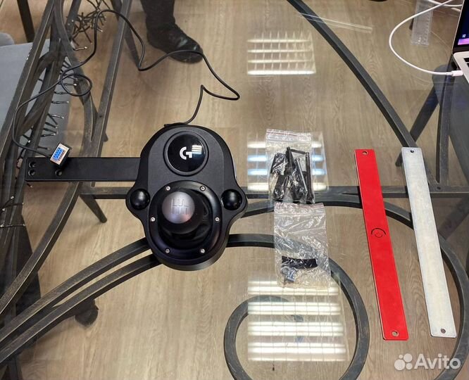 Руль logitech g923 + кпп + подставка для руля
