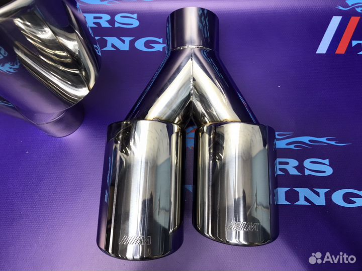 Насадки глушителя BMW M хром