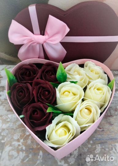 Розы мыльные с подсветкой и не только