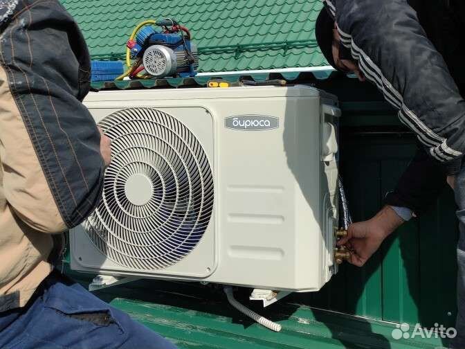 Установка кондиционеров и сплит систем Бирюса и тд