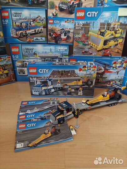 Наборы Lego City 60151 гоночная команда