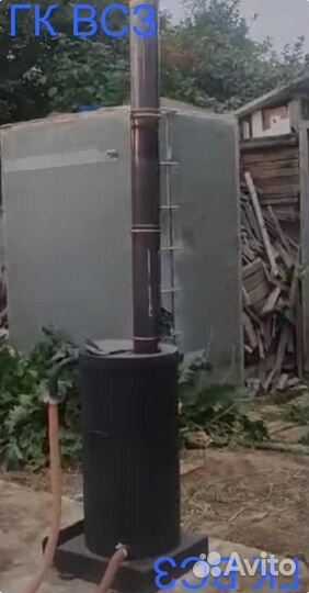 Дровяной водонагреватель для бассейна