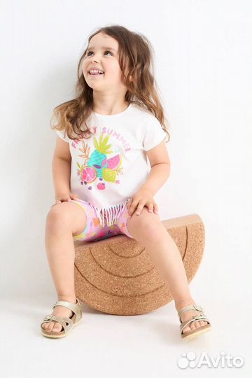 Футболка+велосипедки C&A 110