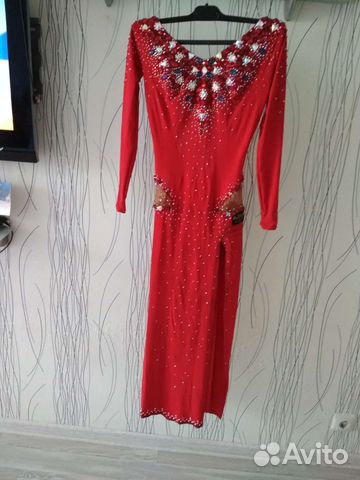 Платье для бальных танцев латина ю2, молодежь