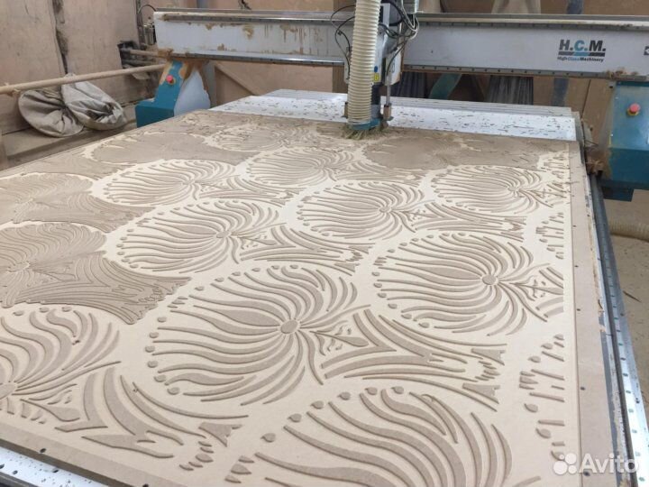 Фрезеровка на станке чпу 2100х4100м