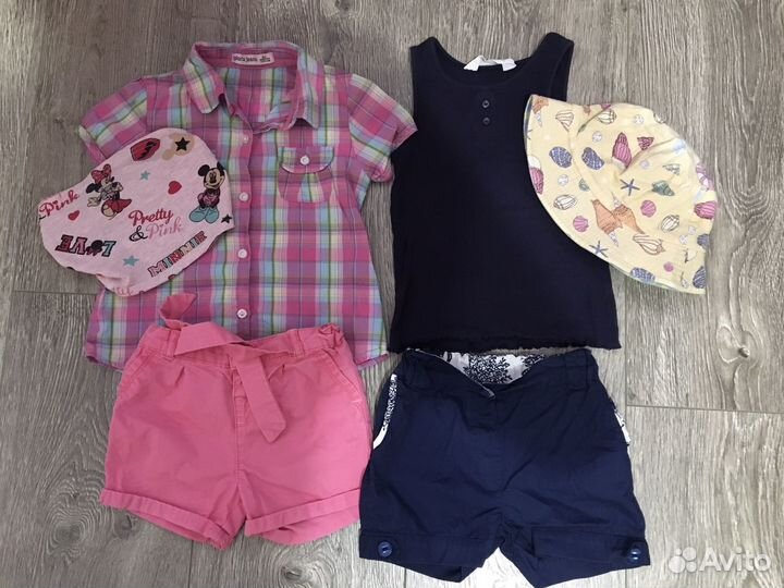 Детская одежда для девочек пакетом 98 104