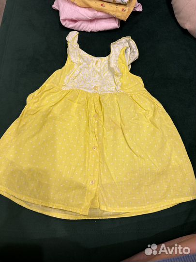 Пакет платьев 80/92 муслин /хлопок