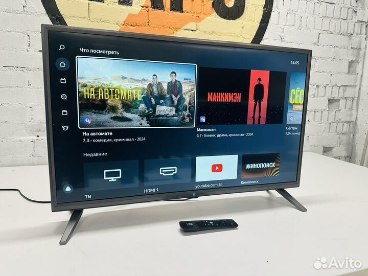 Большой свежий Hi 82см SMART TV с Алисой