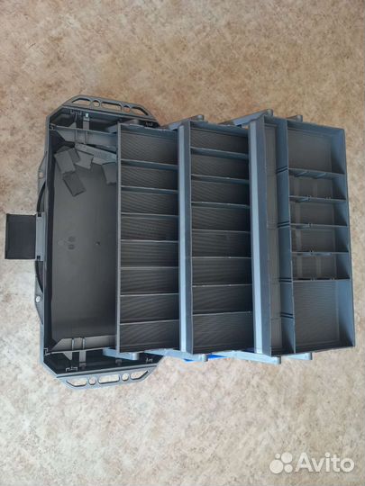 Ящик для рыболовных снастей трехполочный nisus