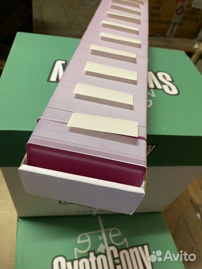 Пластиковые карты 86х54 мм (разные цвета)