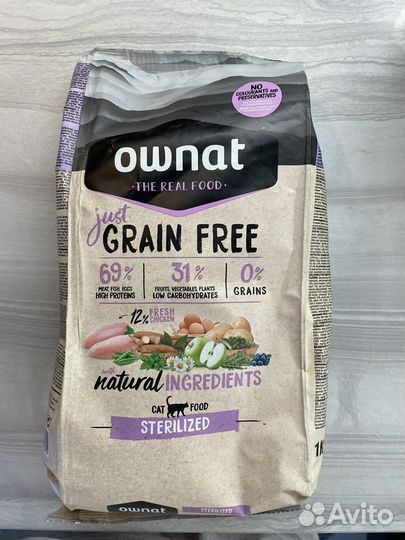 Сухой корм для кошек Ownat