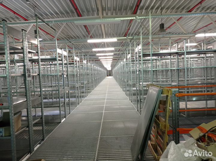 Монтаж стеллажей